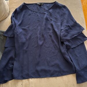 Banana Republic navy blouse, sz S